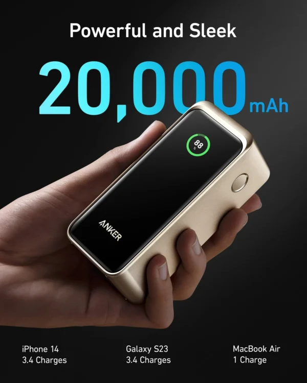 Anker lightening Prime 20000 mAh Power Bank (200W) output - Image 3