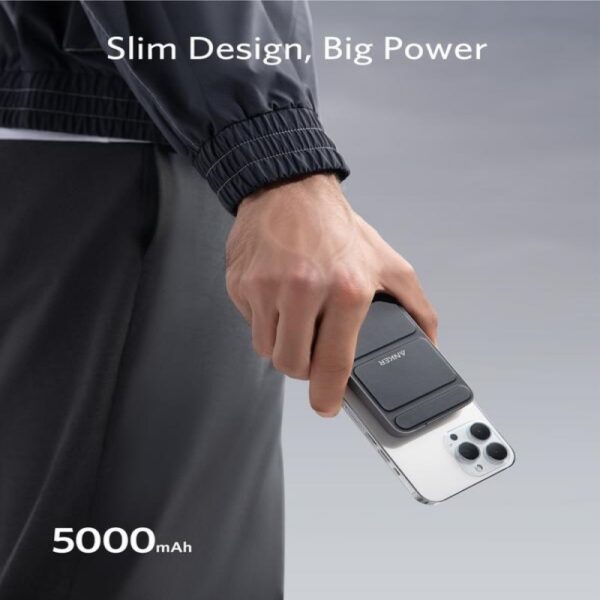 Anker Magnetic Power Bank 5000mAh Foldable Wireless Portable - Image 3
