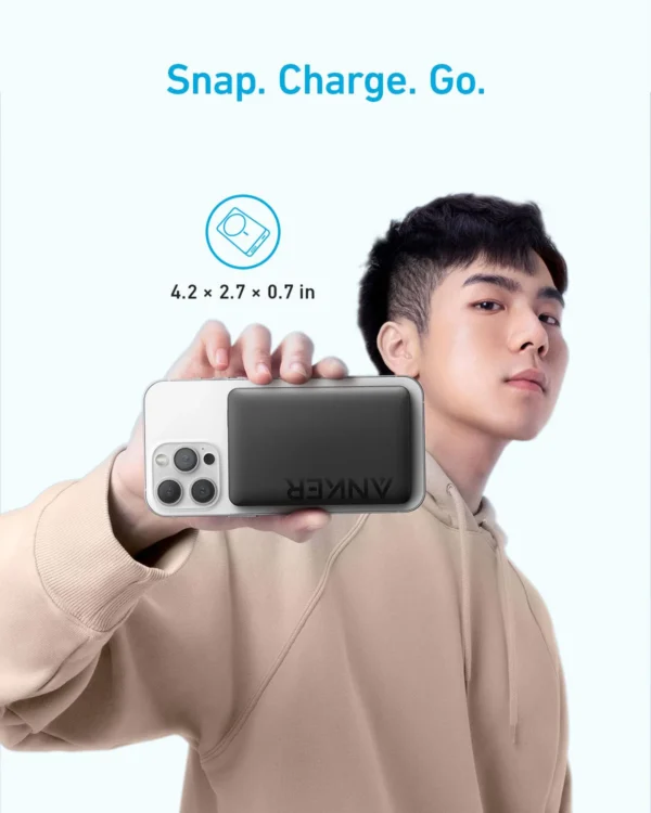 Anker 334 MagGo Magnetic Power Bank 10,000 mAh - Image 2