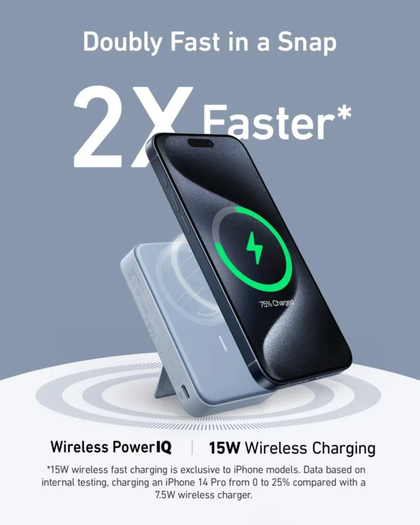 Anker MagGo Power Bank 10000mAh 7.5W With Stand - Image 4