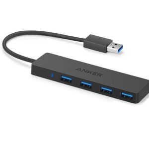 Anker 4-Port USB 3.0 Ultra Slim Data Hub Extended Cable
