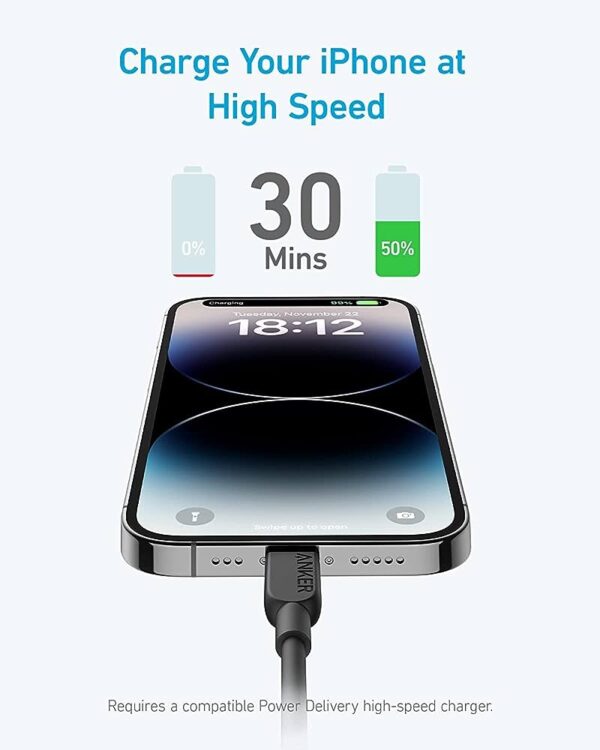 Anker Type C To iPhone 1m Data Cable - Image 2