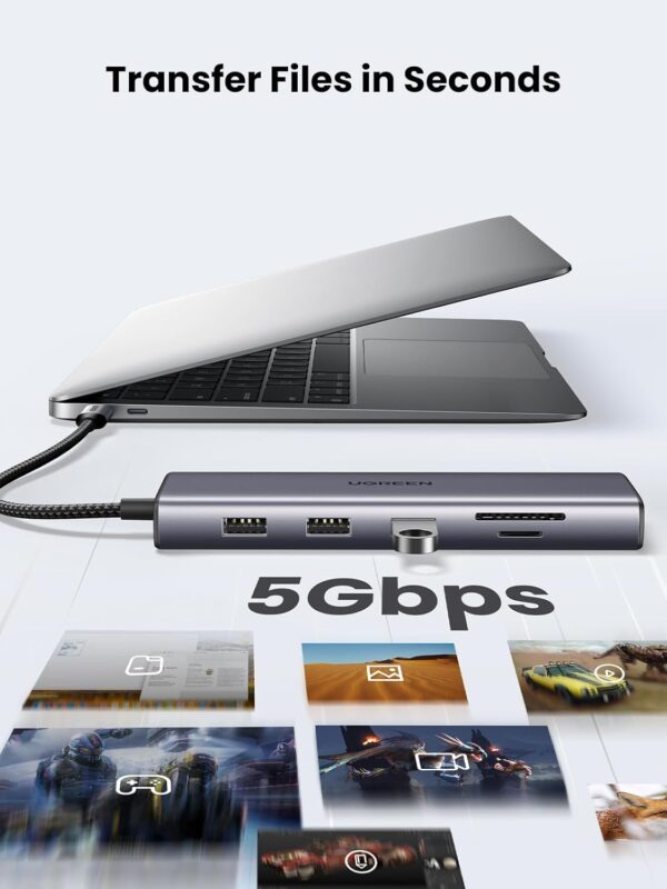 UGreen 10-in-1 USB-C Hub with 4K HDMI and USB 3.0 Ports - Image 4