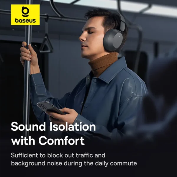 Baseus Bass 35 Max – Wireless Headphones with Deep Bass - Image 3