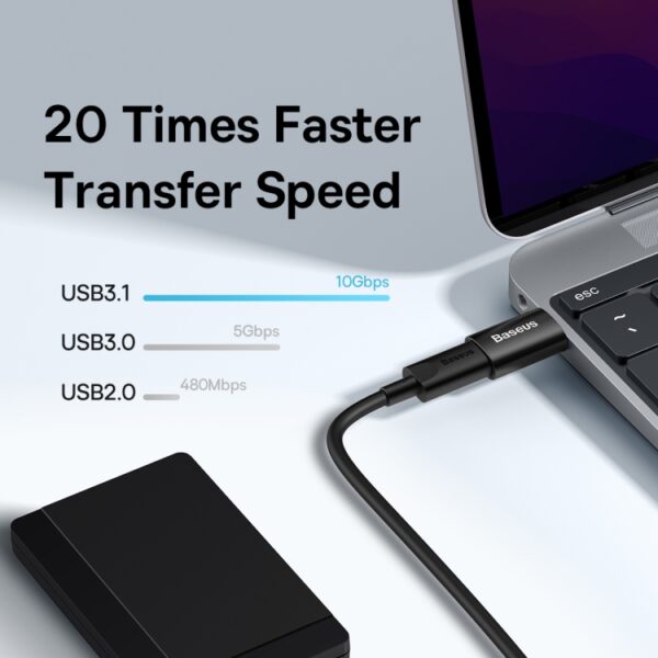 Baseus Ingenuity Series Mini OTG Adapter  USB 3.1 to Type-C - Image 4