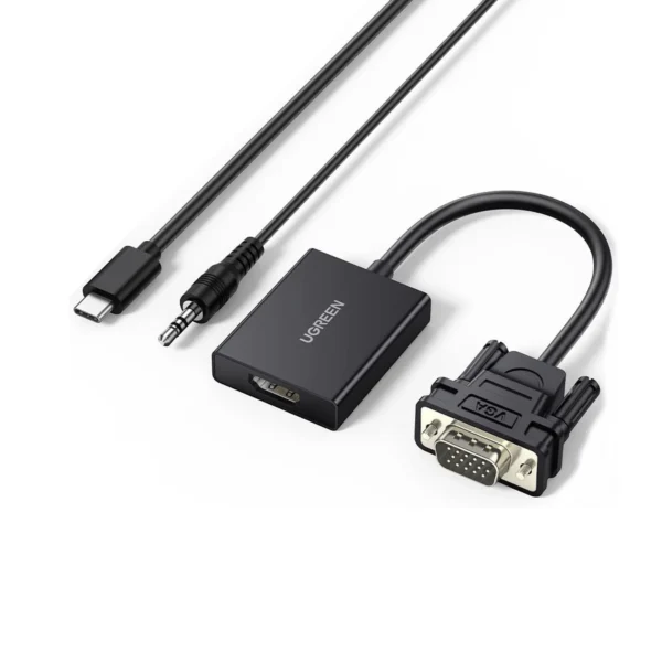 Ugreen VGA to HDMI Adapter Display For TV & Projector - Image 2