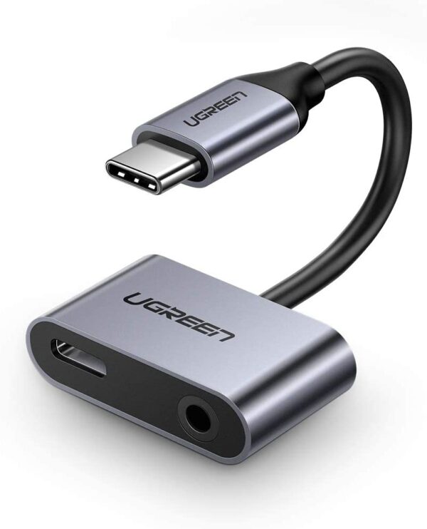 Ugreen 2-Ports USB-C Hub with 3.5mm Audio Adapter