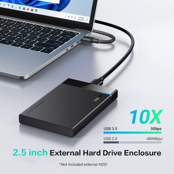 Ugreen 2.5” Inches Hard Drive Enclosure - Image 3