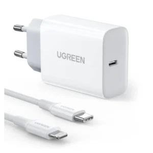 Ugreen PD 20W Fast Charger Set MFi-Certified