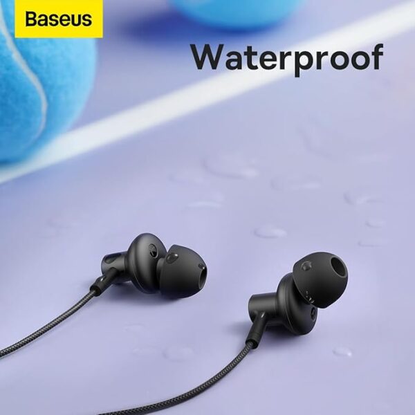 Baseus Bowie P1x In-ear Neckband Wireless Earphones - Black - Image 5