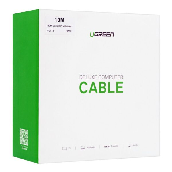 Ugreen High-End HDMI Cable with Nylon Braid 10m - Image 5