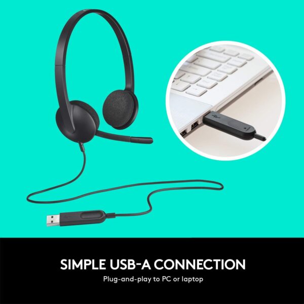 Logitech USB Computer Headset - Image 6