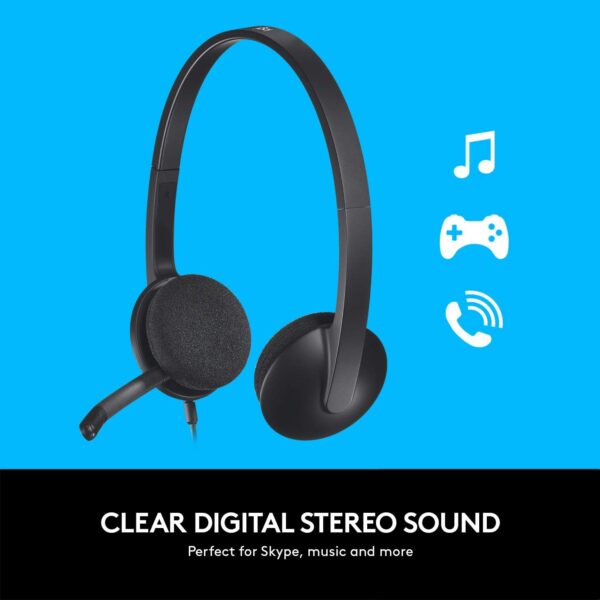Logitech USB Computer Headset - Image 8