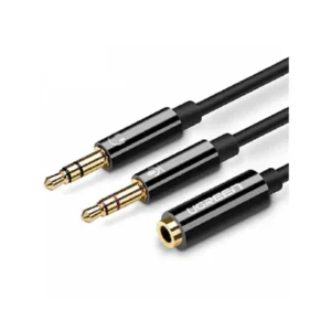 UGREEN  Two Male 3.5mm To Single Female 3.5mm Splitter