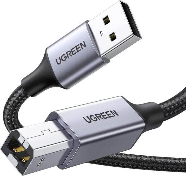 UGREEN USB-A Male to USB-B 2.0 Printer Cable - 2M