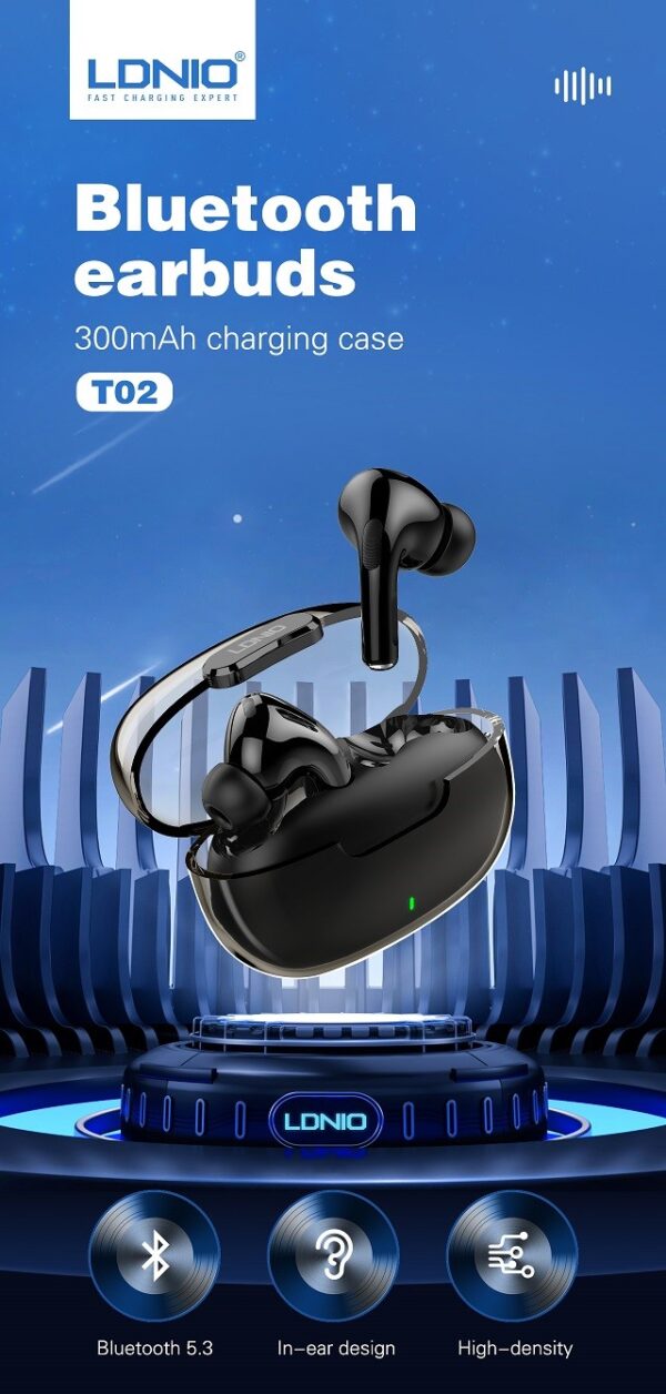 Ldnio T02 Wireless Stereo Earbuds - Image 6