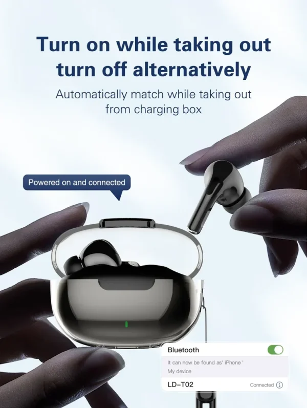 Ldnio T02 Wireless Stereo Earbuds - Image 2
