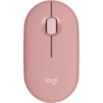 Logitech Pebble Mouse 2 M350S – Silent & Compact- Tonal Rose
