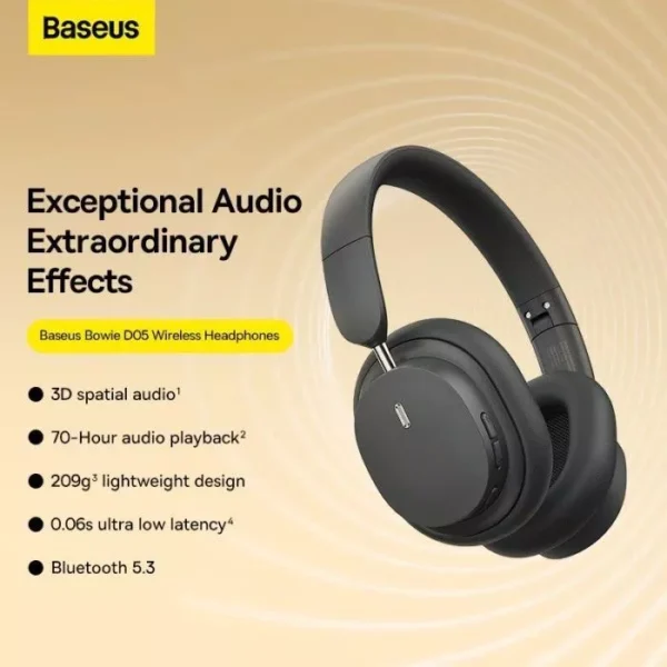Baseus Bowie D05 Wireless Headphones - Image 3