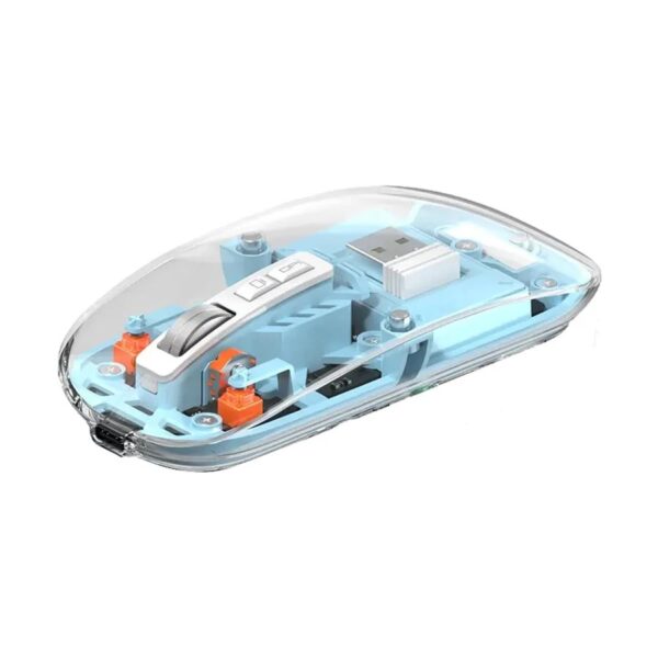 Wiwu WM105 Transparent Wireless Mouse ,Long Battery Life