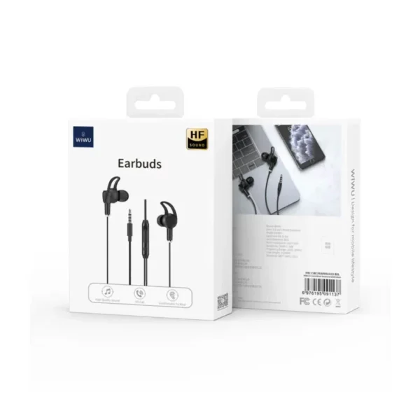 Wiwu EB-309 3.5mm in Ear Stereo Wired Earphone - Image 3
