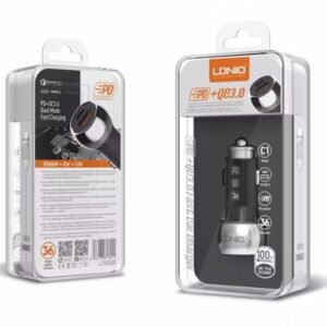 LDNIO 36W Zinc Alloy Shell Super Fast Car charger C1