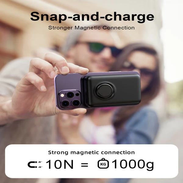 Joyroom JR-W050 20W Wireless Power Bank 10000mAh – Black - Image 2