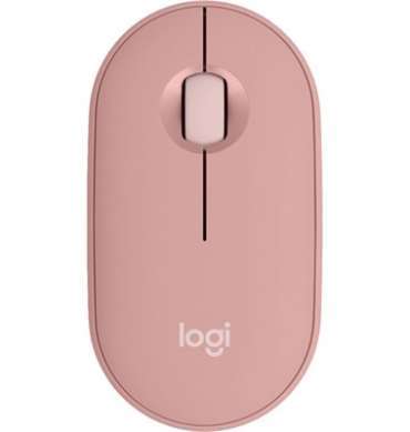 Logitech Pebble Mouse 2 M350S – Silent & Compact- Tonal Rose