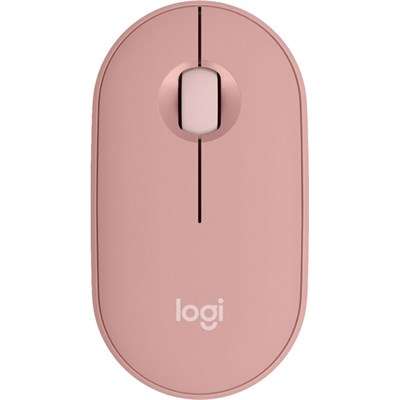 Logitech Pebble Mouse 2 M350S – Silent & Compact- Tonal Rose