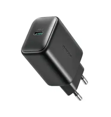 JR-TCF23 25W Charger-White (EU)+C to C Cable 1m-Black