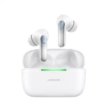 Joyroom JR-BC1 True Wireless ANC Earbuds-with cover - White