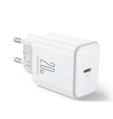 JR-TCF06 PD 20W Charger-White (EU)-White
