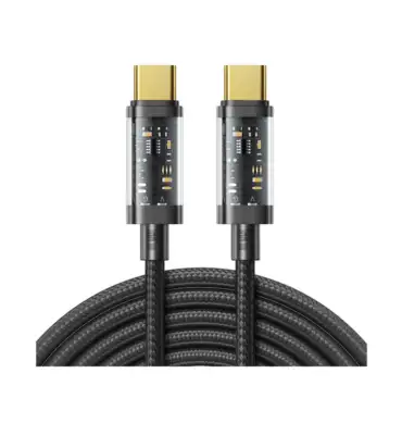S-CC100A12 Type C To Type C 100W Cable 1.2M Black