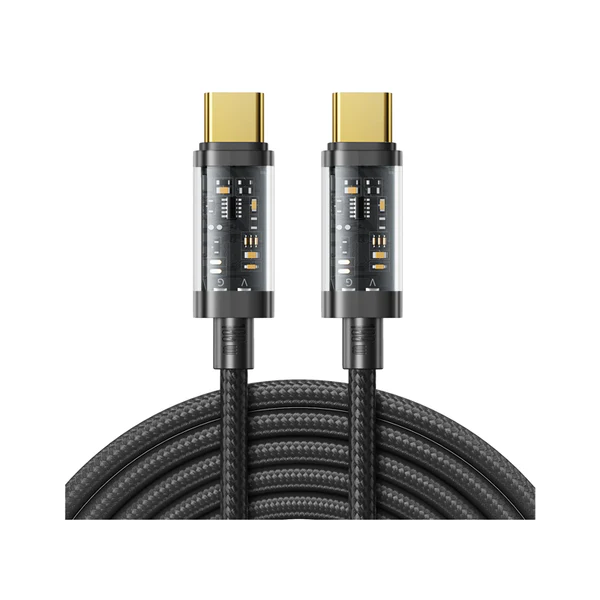 S-CC100A12 Type C To Type C 100W Cable 1.2M Black