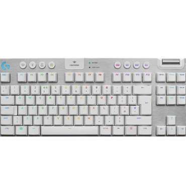 Logitech G915 TKL Wireless RGB Mechanical Gaming Keyboard (White)