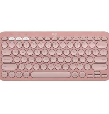 Logitech Pebble Keys 2 K380S Bluetooth Wireless Keyboard- Rose