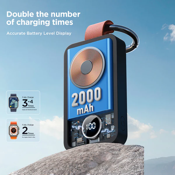 Joyroom JR-WQW01 2000mAh Portable Watch Wireless Charger - Image 2