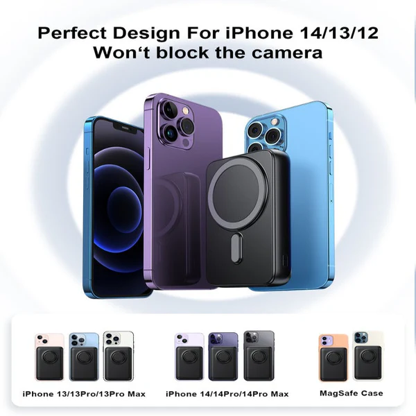 Joyroom JR-W050 20W Wireless Power Bank 10000mAh – Black - Image 3