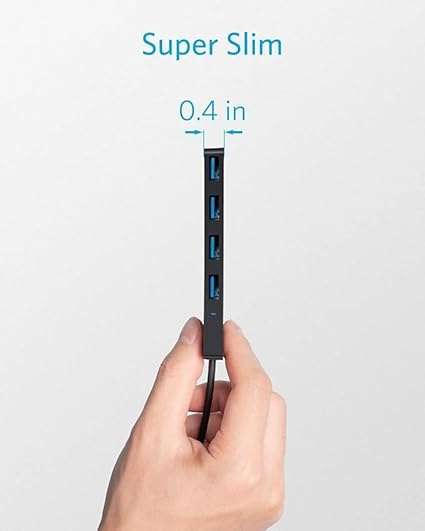 Anker 4-Port USB 3.0 Ultra Slim Data Hub Extended Cable - Image 6