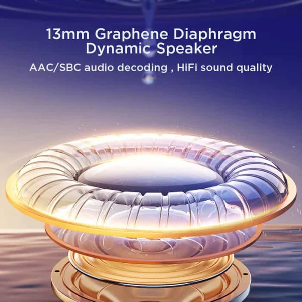 JR-BC1 True Wireless ANC Earbuds-with cover - Black - Image 4