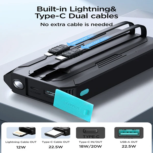 JR-L017 22.5W 10000mAh Power Bank - Image 4