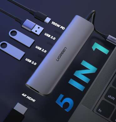Ugreen 5in1 Type-C Hub With 4K HDMI