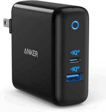 Anker Atom III 2 Ports 60W Charger With USB-C And USB-A Ports