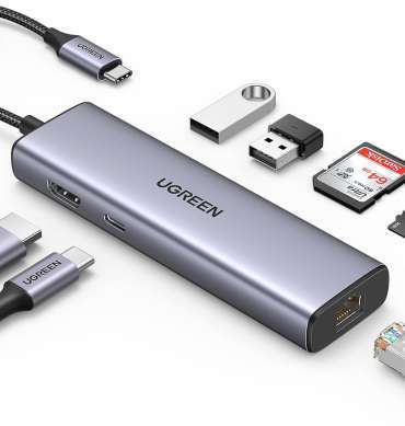 Ugreen 7in1 Dual HDMI 4K @30Hz @60Hz Type-c Hub