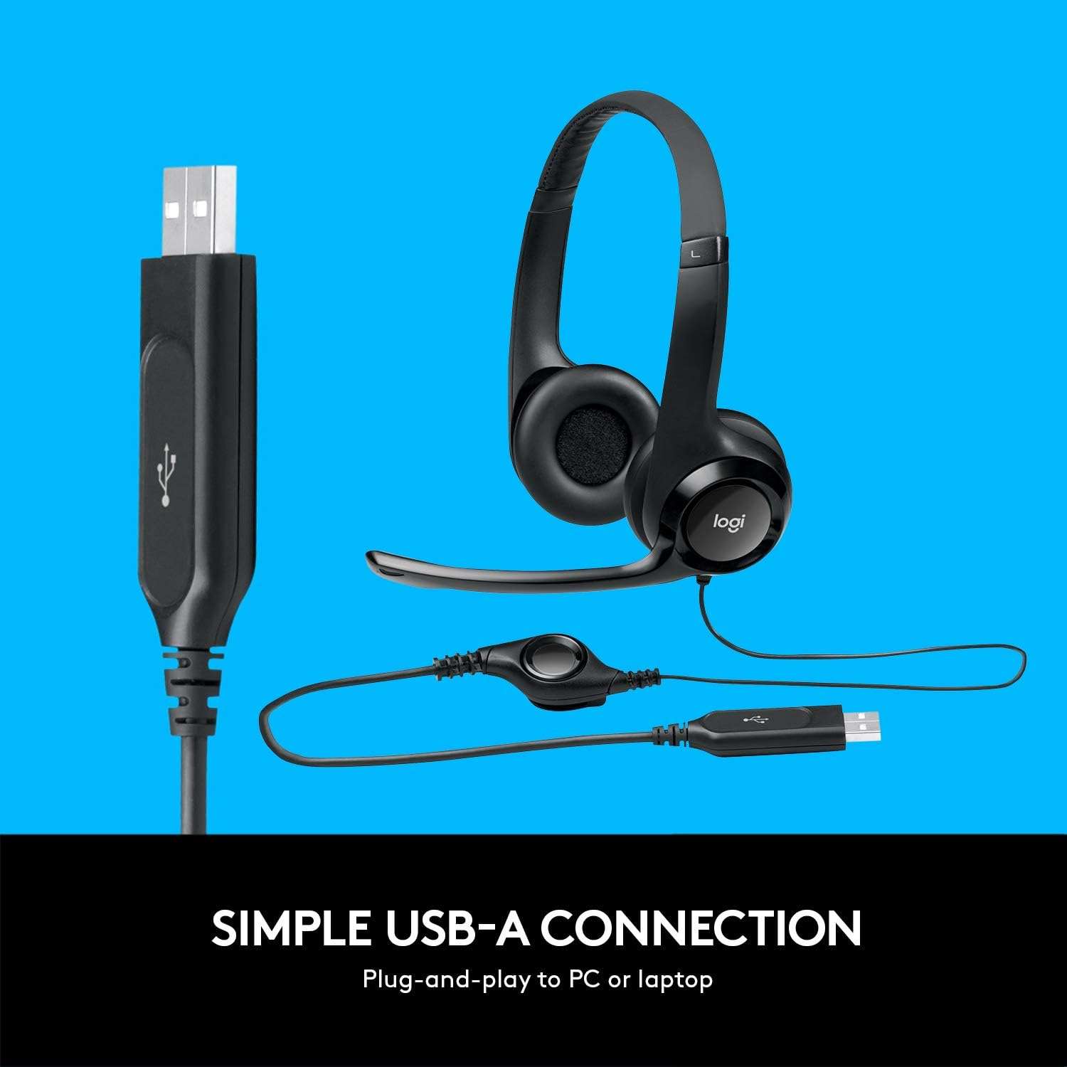Logitech USB Computer Headset - Image 5