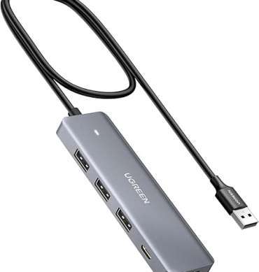 Ugreen USB 3.0 Hub 4 Ports for Laptops & PS5