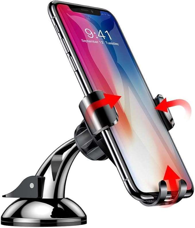 Baseus Osculum Type Gravity Car Mount Holder Black - Image 4