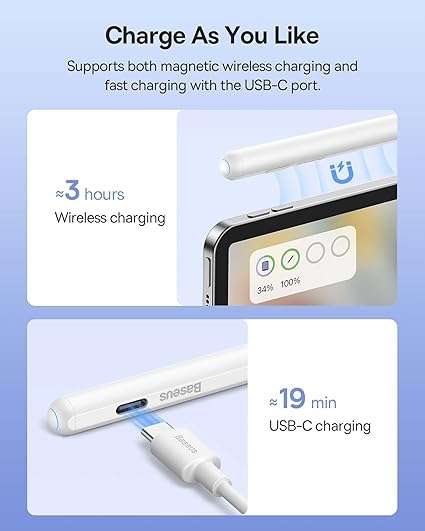 Baseus Smooth Writing 2 Series Dual Charging Stylus Active - Image 5