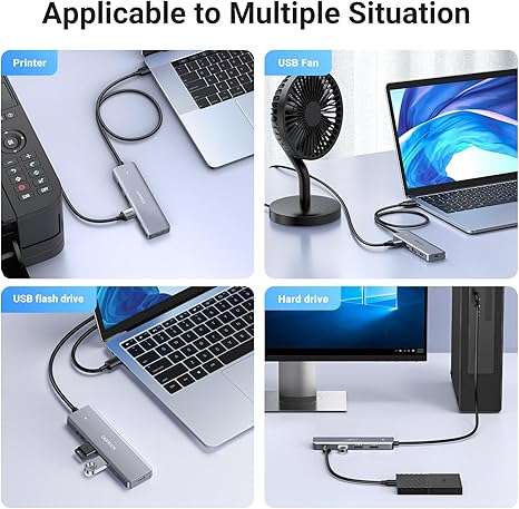 Ugreen USB 3.0 Hub 4 Ports for Laptops & PS5 - Image 5
