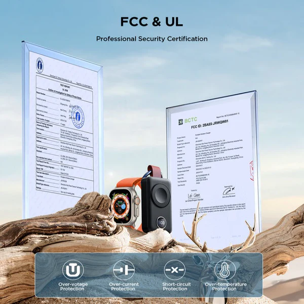 Joyroom JR-WQW01 2000mAh Portable Watch Wireless Charger - Image 5